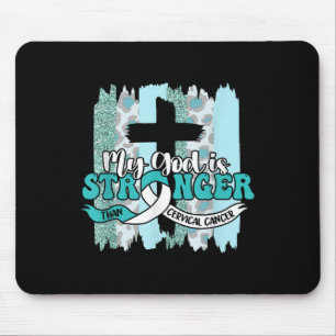 Mein Gott ist stärker als das Bewusstsein für Gebä Mousepad