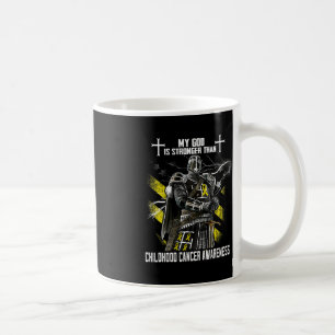 Mein Gott ist stärker als das Bewusstsein für Kreb Kaffeetasse