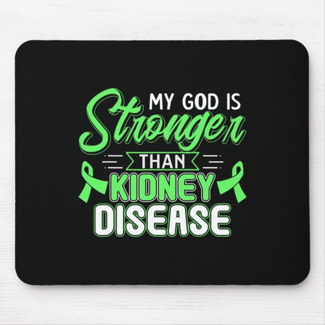 Mein Gott ist stärker als das Bewusstsein für Nier Mousepad (Vorne)