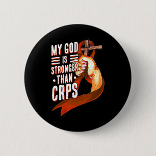 Mein Gott ist stärker als das Crps-Bewusstsein Mon Button