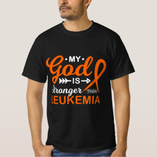 Mein Gott ist stärker als der Leukämiewarner T-Shirt