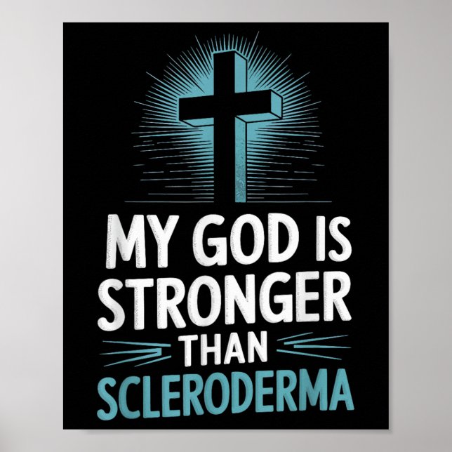 Mein Gott ist stärker als Skleroderma Poster (Vorne)