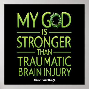 Mein Gott ist stärker als traumatische Gehirnverle Poster