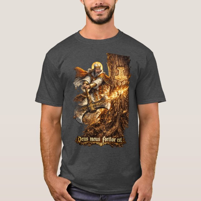 Mein Gott ist stärker T-Shirt (Vorderseite)