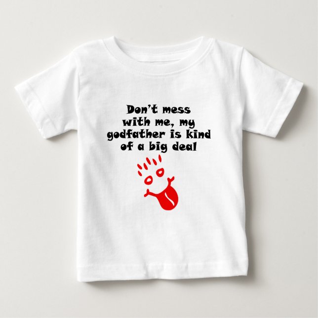 Mein Gott-Vater ist ein bisschen eine große Sache Baby T-shirt (Vorderseite)