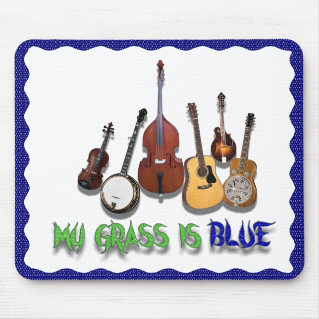 MEIN GRAS IST BLUE-MOUSEPAD MOUSEPAD (Vorne)
