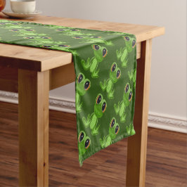 Mein Green Frog Friend Table Runner Kurzer Tischläufer