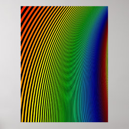 Mein Groovy Rainbow Poster