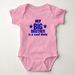 Mein großer Bruder ist ein Cooler Typ Baby Strampler