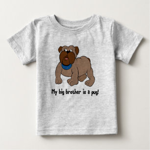 Mein großer Bruder ist ein Mops, der T-Shirts schm