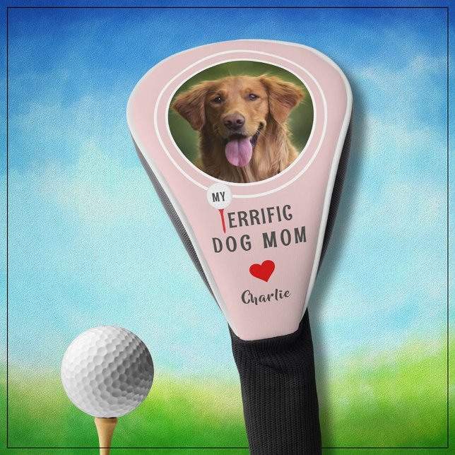 Mein großer Hund Mama Personalisiert Golfer Foto Golf Headcover (Von Creator hochgeladen)