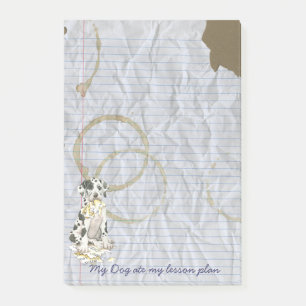 Mein großer Tod hat meinen Lektionsplan aufgegriff Post-it Klebezettel