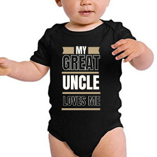 Mein Großonkel liebt mich Baby Strampler