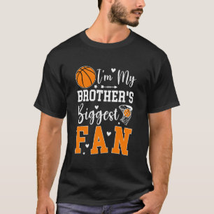 Mein größter Bruder Fan Basketball Schwester Baske T-Shirt