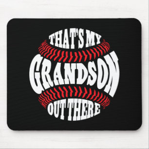 Mein Großvater da draußen Baseball-Tag der Großmüt Mousepad