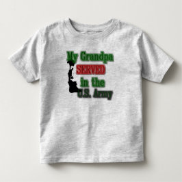 Mein Großvater gedient Kleinkind T-shirt