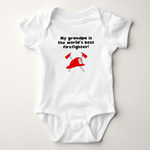 Mein Großvater ist der beste Feuerwehrmann des Baby Strampler