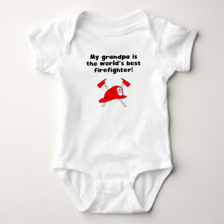 Mein Großvater ist der beste Feuerwehrmann des Baby Strampler