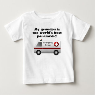 Mein Großvater ist der beste Sanitäter des Worte Baby T-shirt