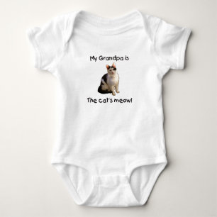 Mein Großvater ist der Meow der Katze Baby Strampler