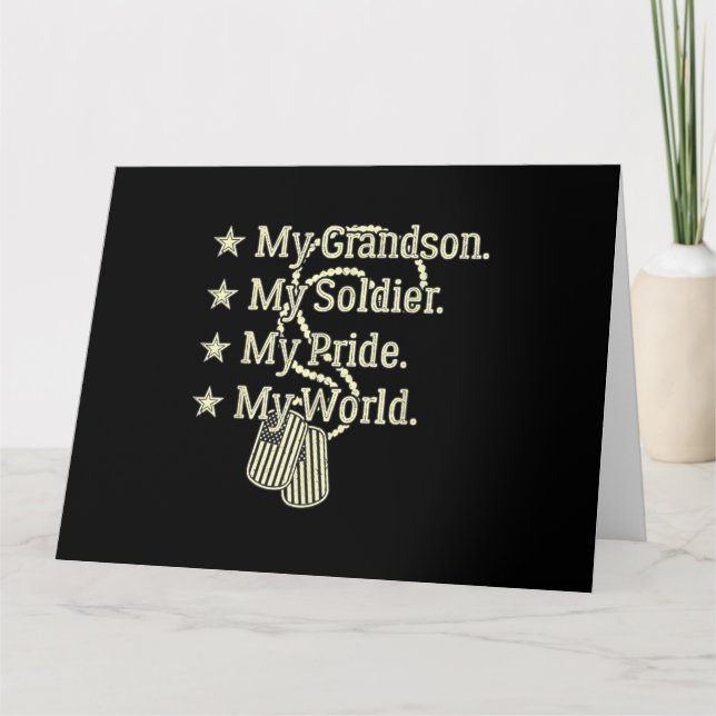 Mein Großvater, mein Soldat Helden, der Militärgro Karte (Vorderseite)