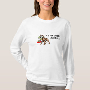 Mein Gruben-Stier-Liebe-Zombie-Shirt - lustiger T-Shirt