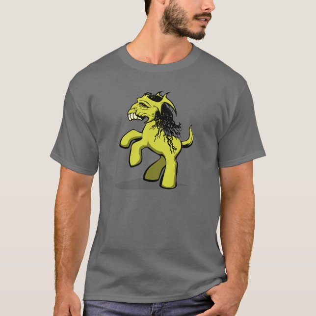 Mein gruseliges kleines Pony (Gelb) T-Shirt (Vorderseite)