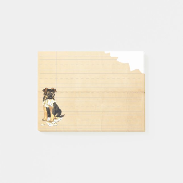 Mein GSD aß meine Hausaufgaben Post-it Klebezettel (Vorderseite)