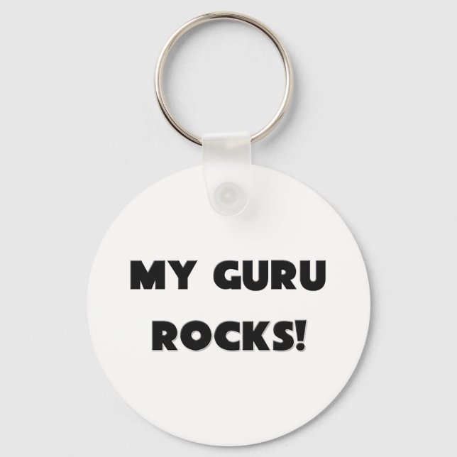 MEIN Guru ROCKS! Schlüsselanhänger (Vorderseite)