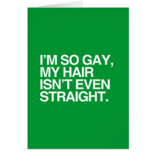 MEIN HAAR IST NICHT EINMAL GERADE