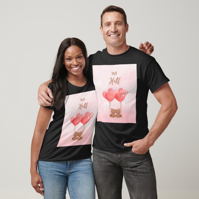 Mein halber Valentinstag T-Shirt (Unisex)