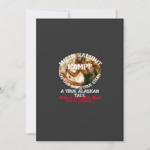 Mein Halibut Kampf eine wahre Alaskaanische Geschi Einladung