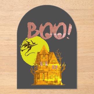 Mein Halloween  Acryleinladungen