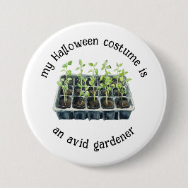 Mein Halloween-Kostüm ist ein Aviärer Gärtner, Fun Button