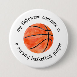 Mein Halloween-Kostüm ist ein Basketballspieler, l Button