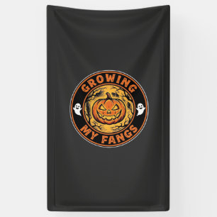 Mein Halloween-Kürbis-Geister-Design mit wachsende Banner