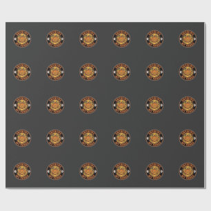 Mein Halloween-Kürbis-Geisterdesign mit wachsenden Geschenkpapier