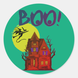 Mein Halloween Runder Aufkleber