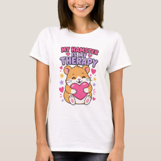 Mein Hamster ist meine Therapie Süßer Hamsterliebh T-Shirt
