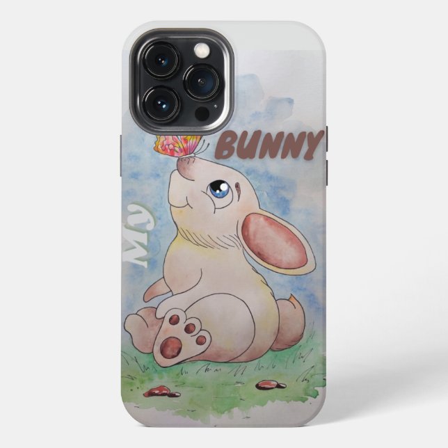 Mein Häschen  iPhone Hülle (Rückseite)