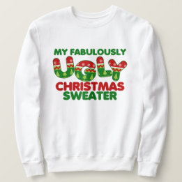 Mein hässlicher Weihnachtskraut Sweatshirt