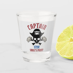 Mein Hauptmann International Talk Like a Pirate Schnapsglas
