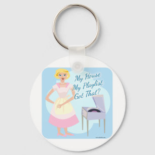 Mein Haus Meine Playliste Schlüsselanhänger