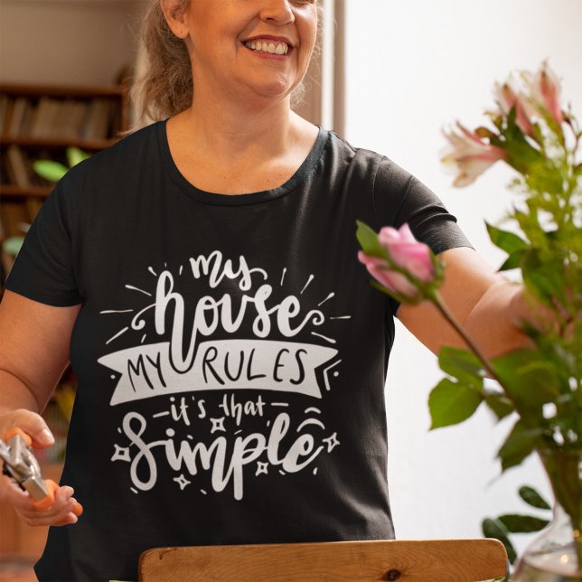 Mein Haus regiert lustige Mama T-Shirt (Von Creator hochgeladen)
