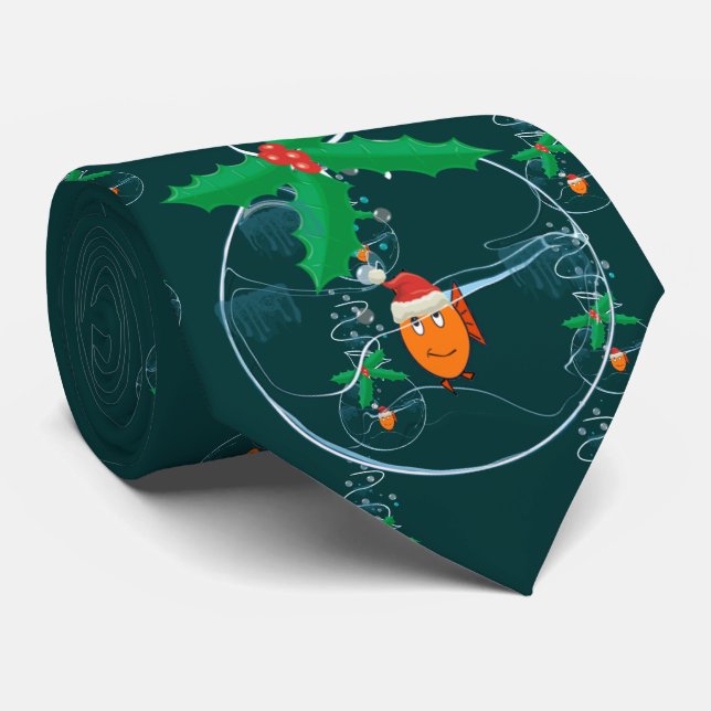 Mein Hausfisch - individuell angepasst Krawatte (Gerollt)