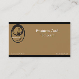 Mein Haustier - Art Rat Logo Visitenkarte