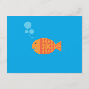 Mein Haustier Goldfish Postkarte