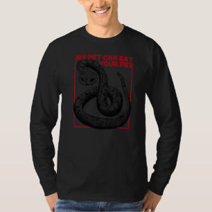 Mein Haustier kann seinen Haustier Cool und Schlan T-Shirt