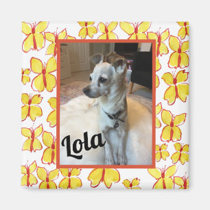 Mein Haustier Personalisiertes Gerahmtes Foto Magn Magnet