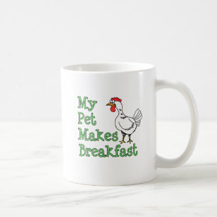Mein Haustier stellt Frühstücks-Huhn-Tasse her Tasse